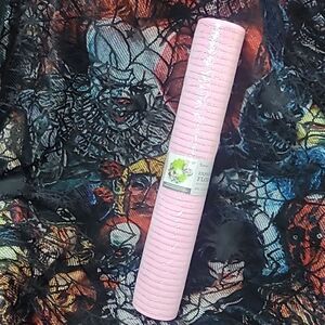 Floral Deco Mesh Roll - Light Pink with Pink Metallic Accents